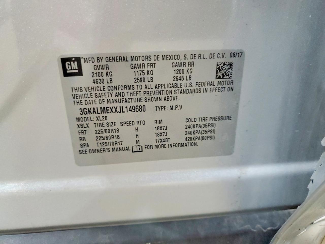 GMC Terrain Sle