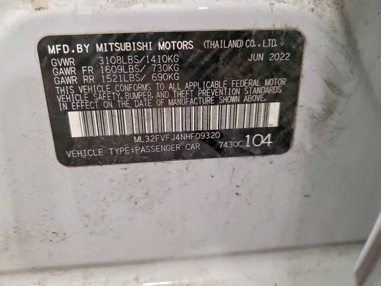 Mitsubishi Mirage G4 Se