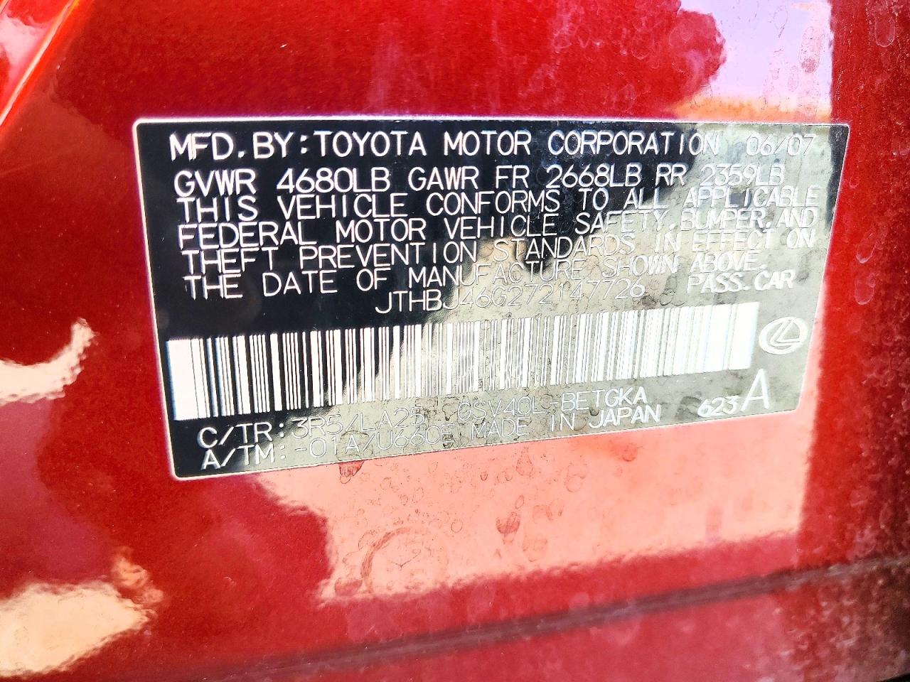 Lexus Es 350