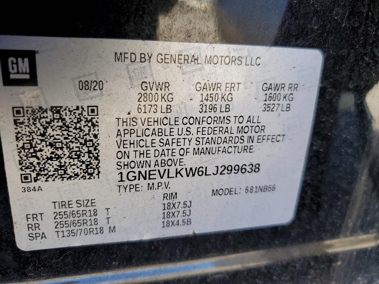 Chevrolet Traverse Ls