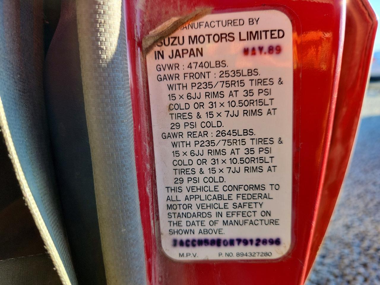 Isuzu Trooper Ii