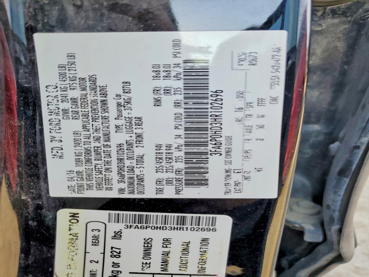 Ford Fusion Se
