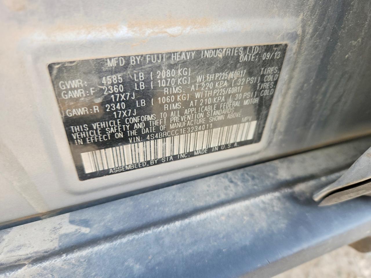 Subaru Outback 2.5i Premium