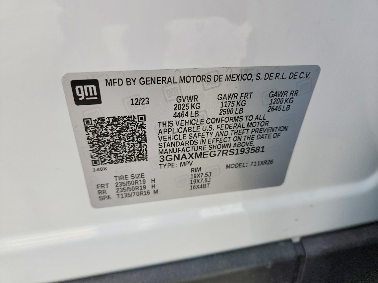 Chevrolet Equinox Rs