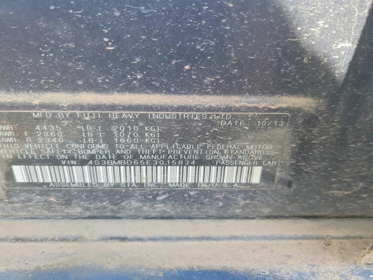 Subaru Legacy 2.5i Premium