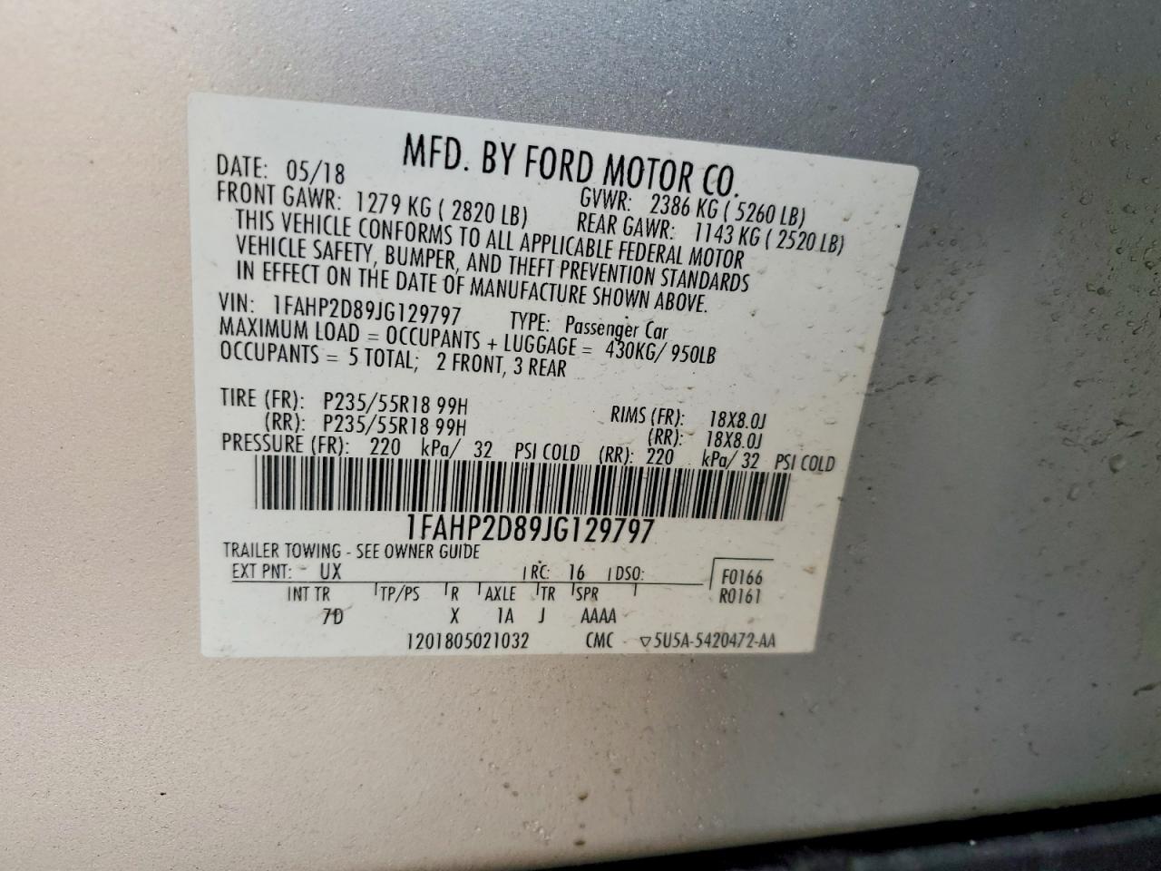 Ford Taurus Se