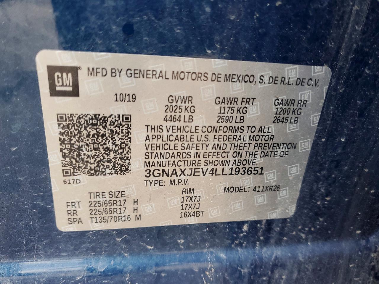 Chevrolet Equinox Lt