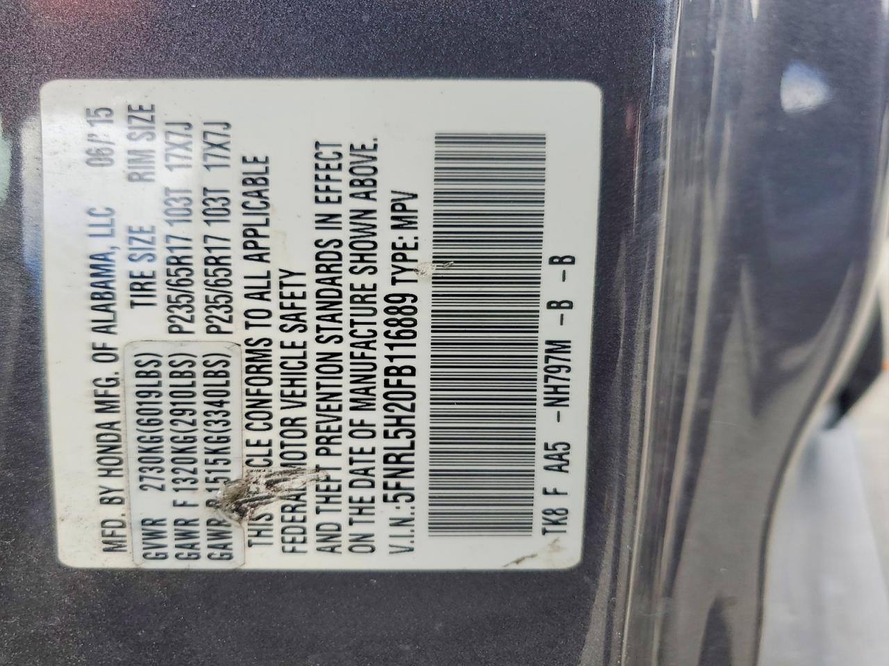 Honda Odyssey Lx