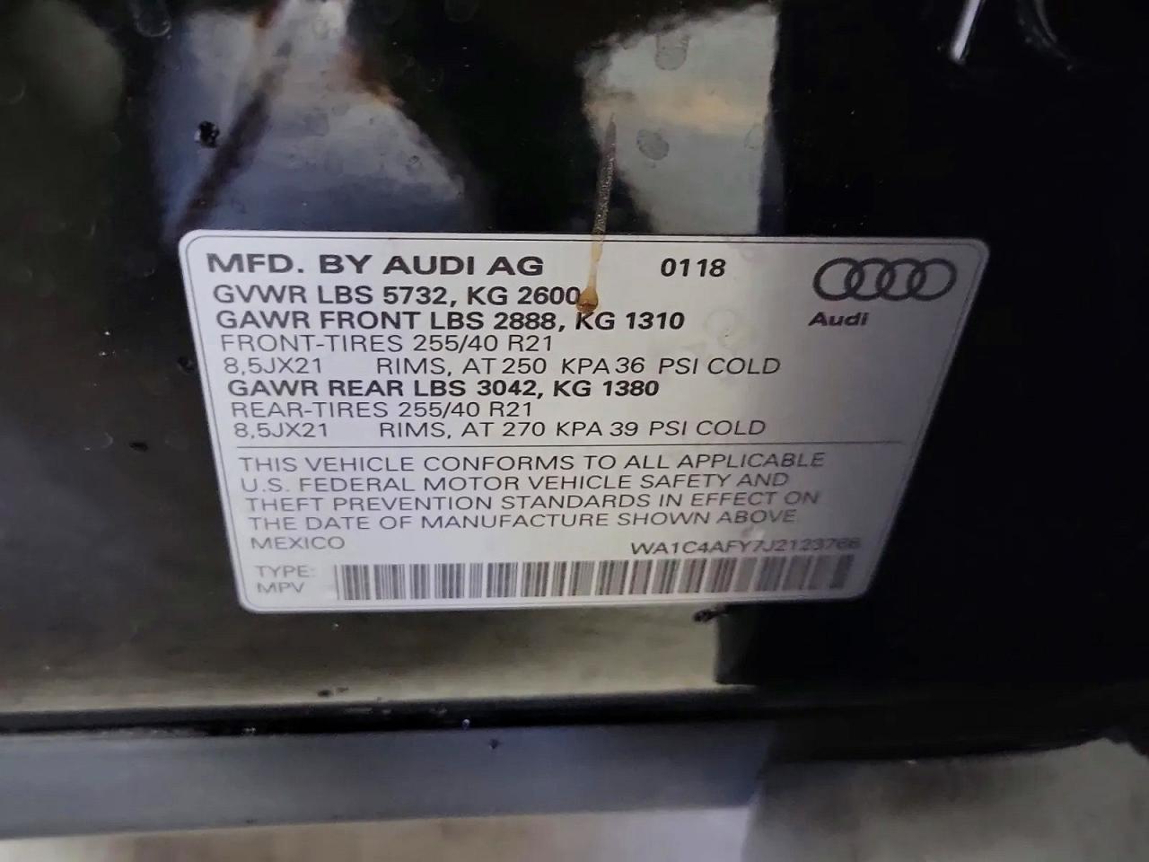 Audi Sq Prestige