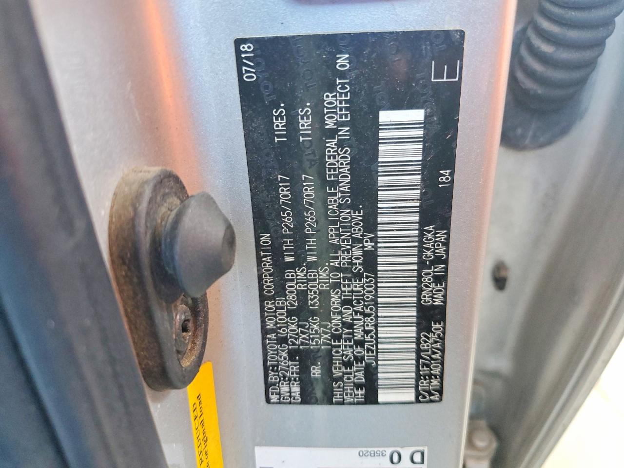 Toyota 4Runner Sr5 Premium