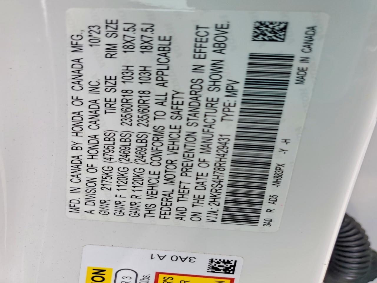 Honda Crv Exl