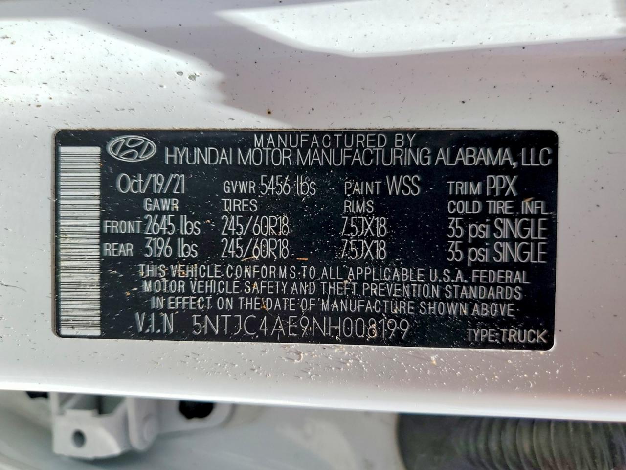 Hyundai SANTA CRUZ Sel