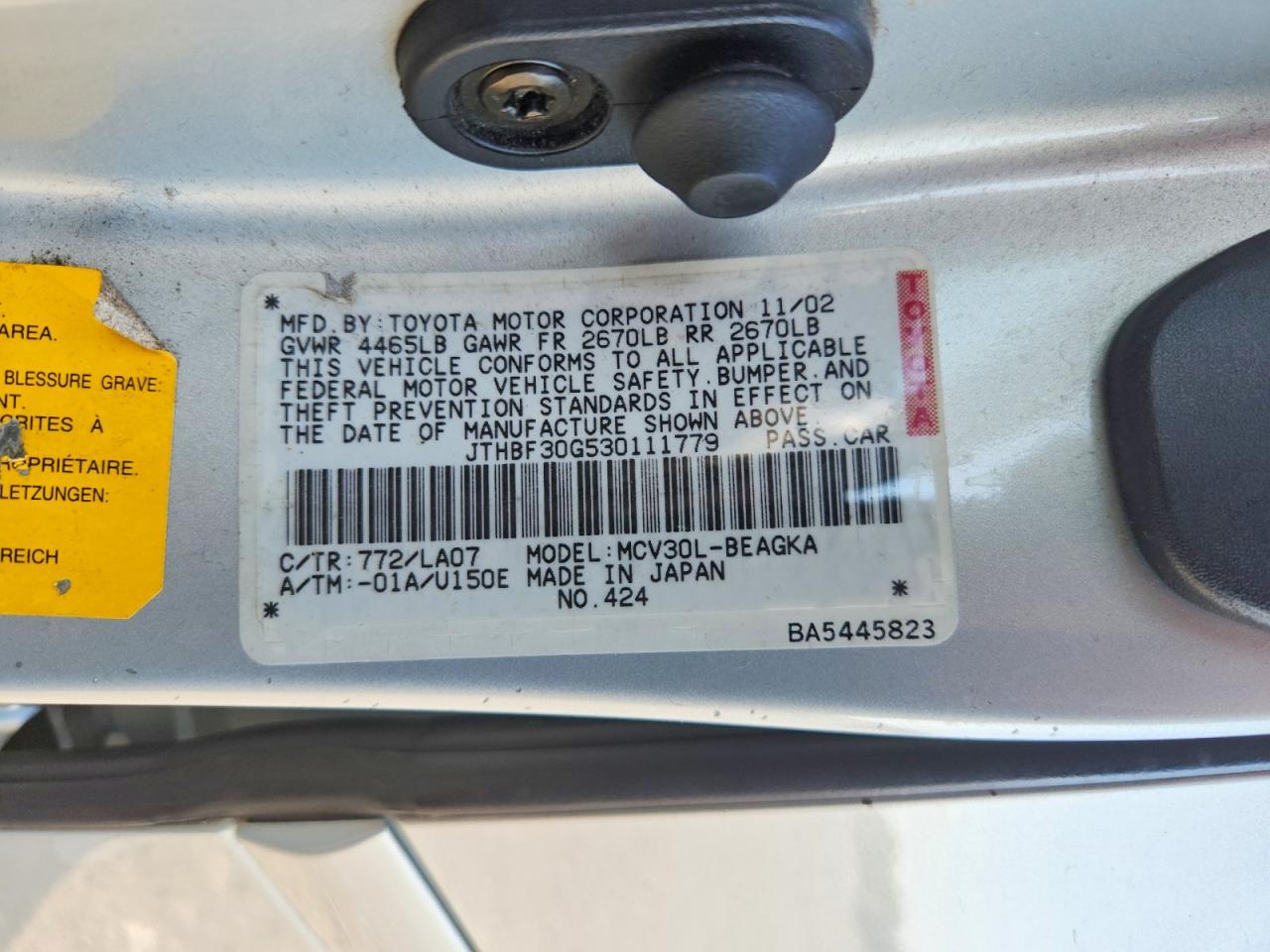 Lexus Es 300