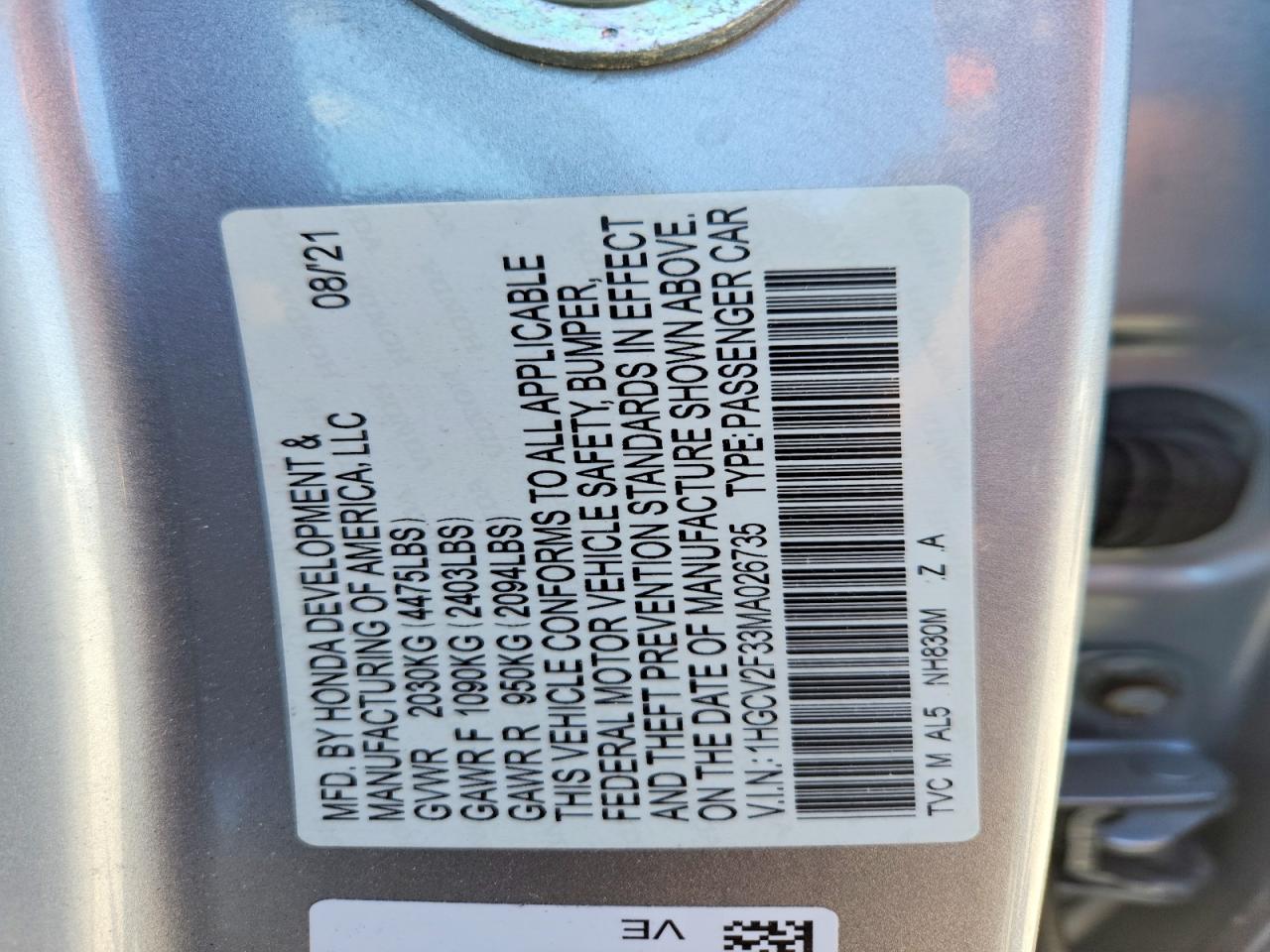 Honda Accord Sport