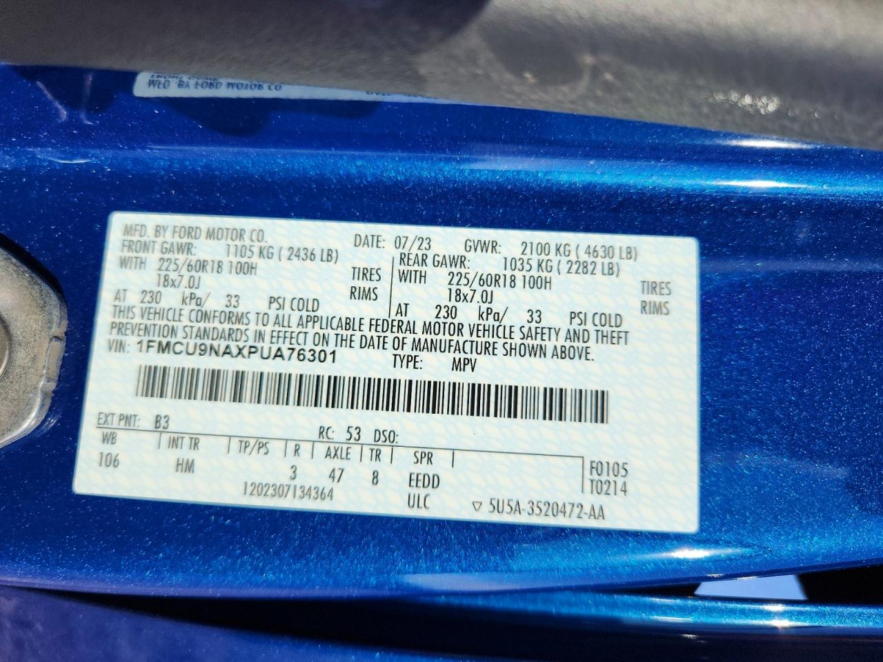 Ford Escape St Line Select