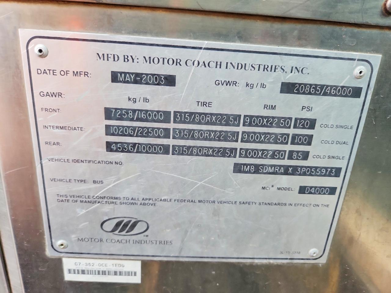Motor Coach Ind Inc Bus