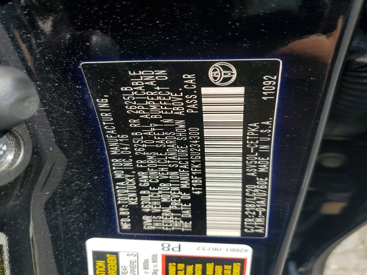 Toyota Camry Xse