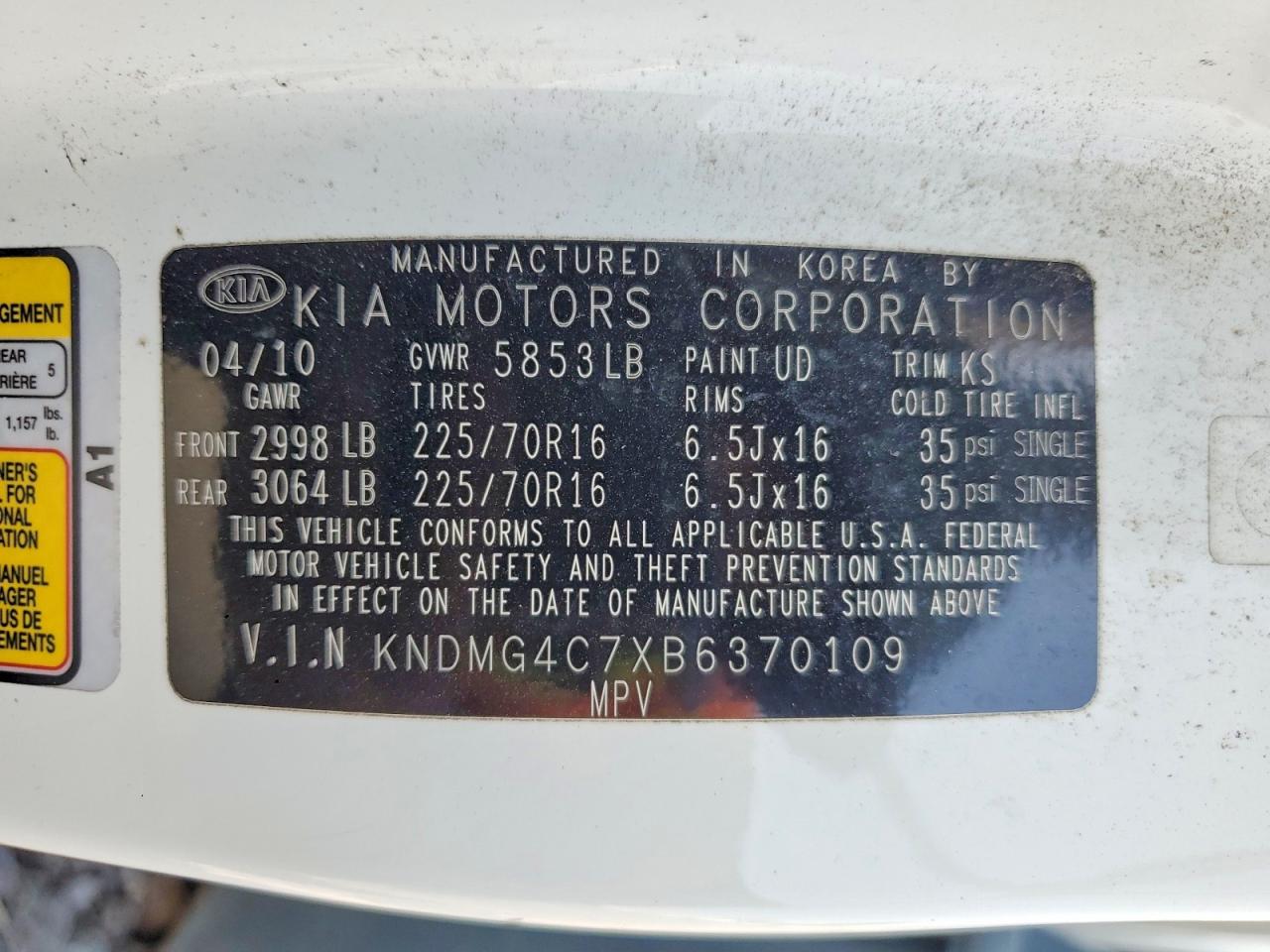 Kia Sedona Lx