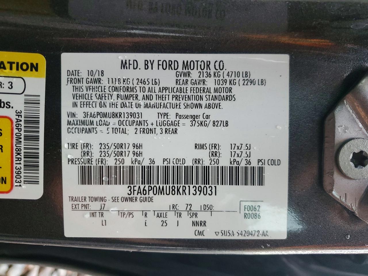 Ford Fusion Sel