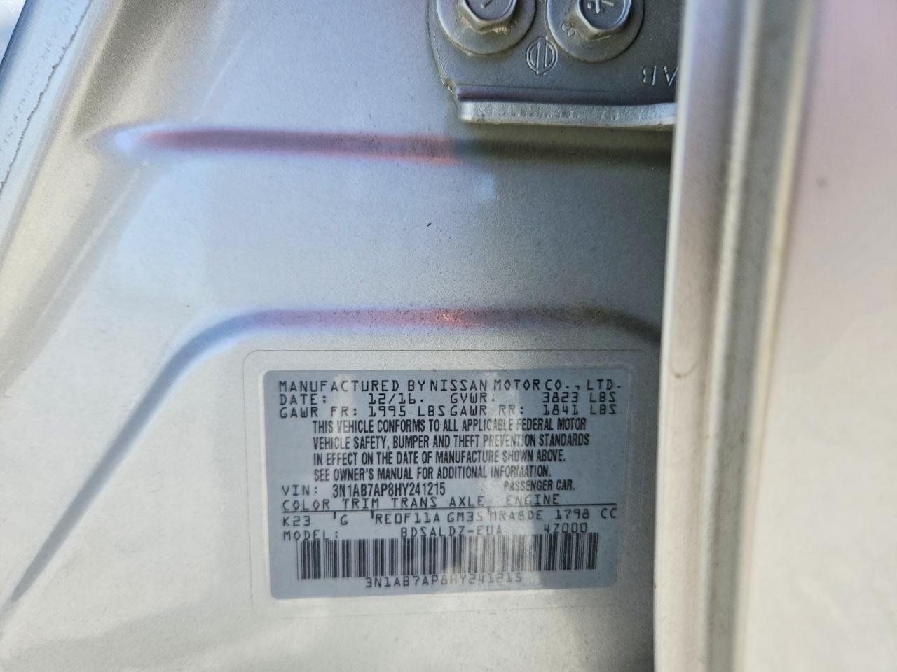 Nissan Sentra Sv
