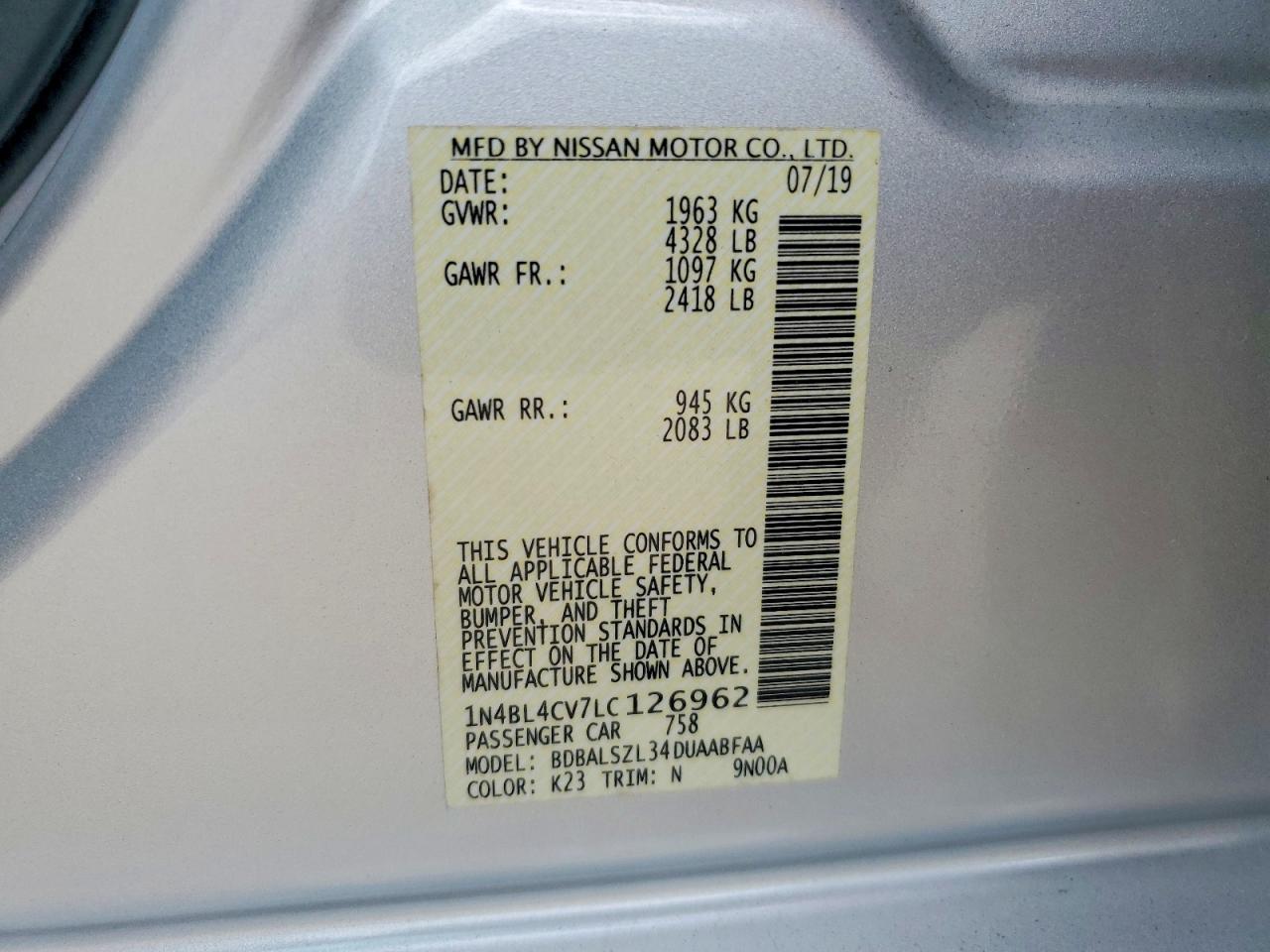 Nissan Altima Sr