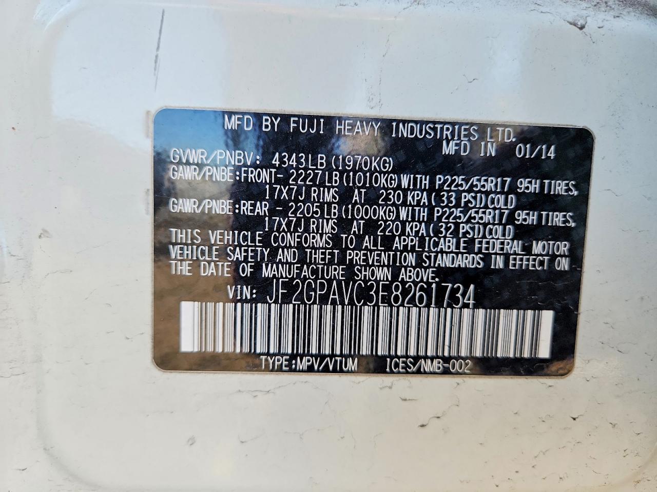 Subaru Xv 2.0 Premium