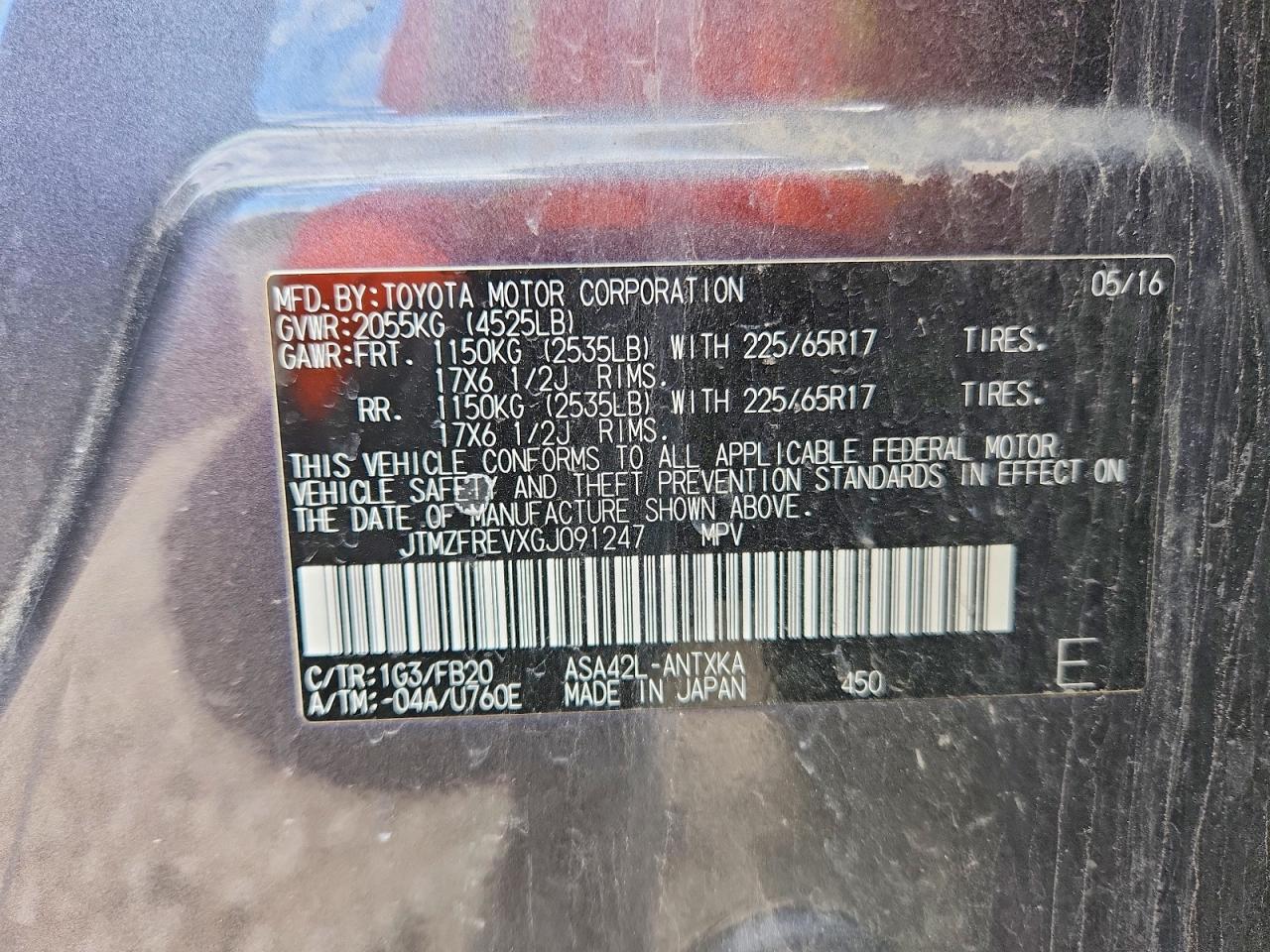 Toyota RAV4 Le