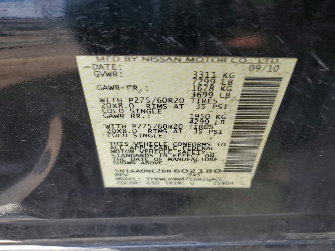 Nissan Armada Platinum