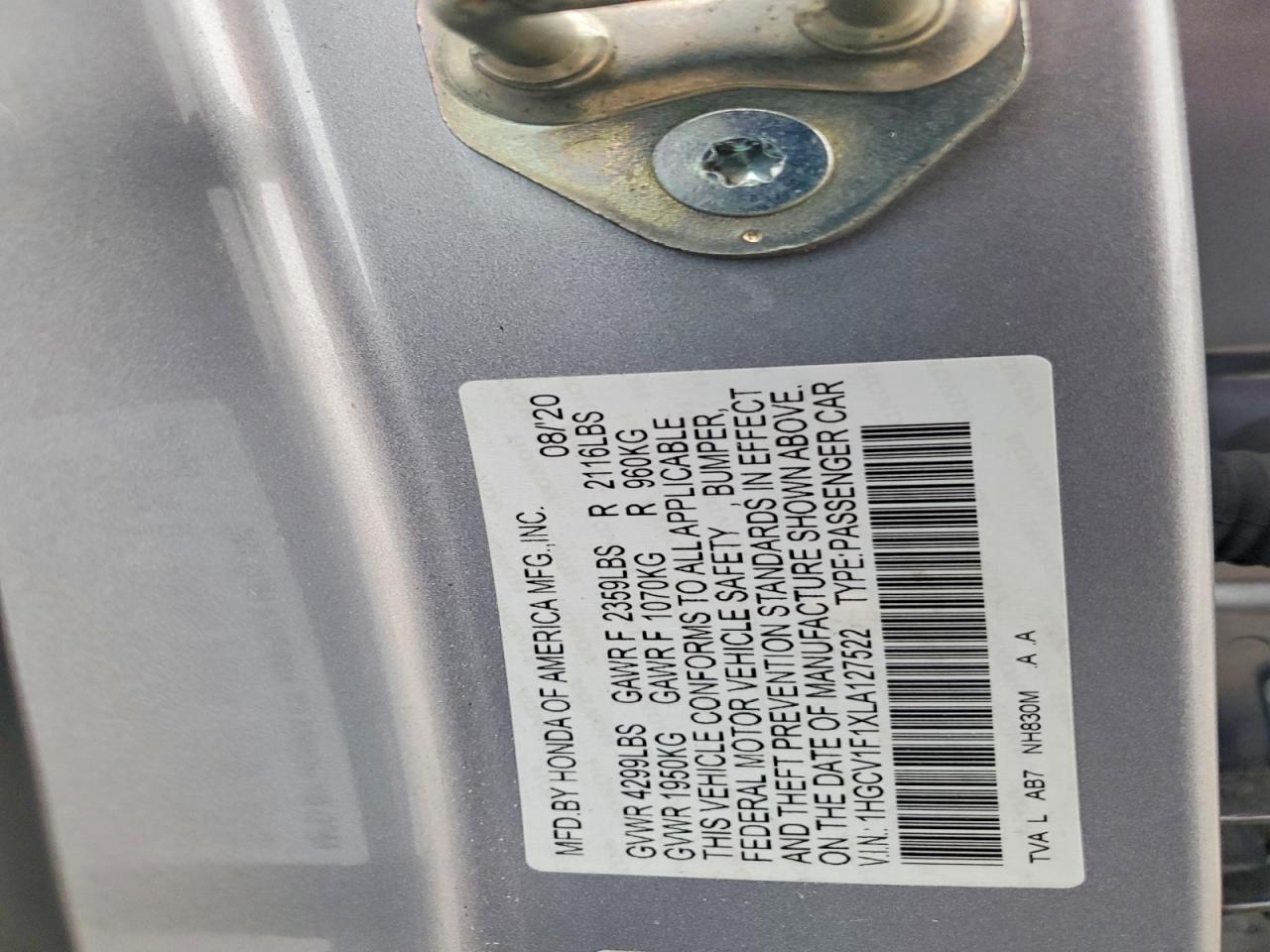 Honda Accord Lx