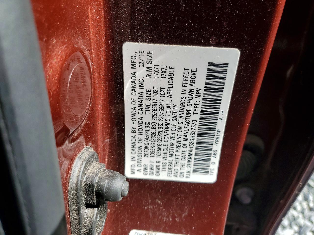 Honda Crv Ex