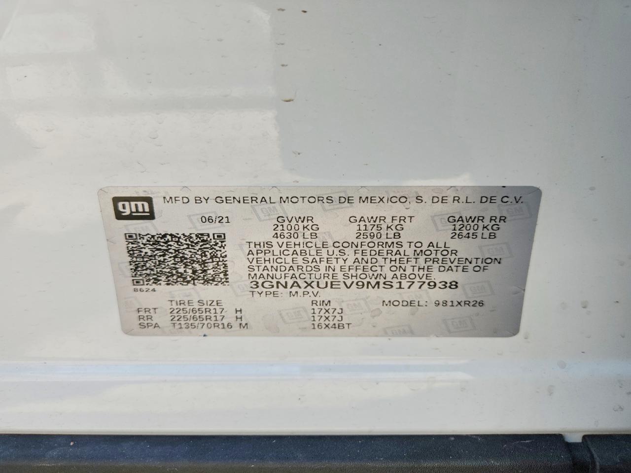 Chevrolet Equinox Lt