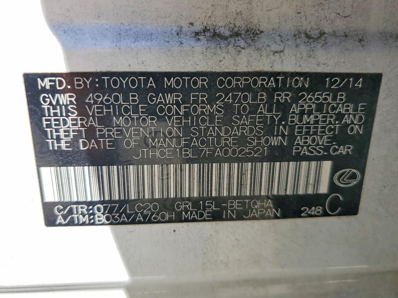 Lexus Gs 350