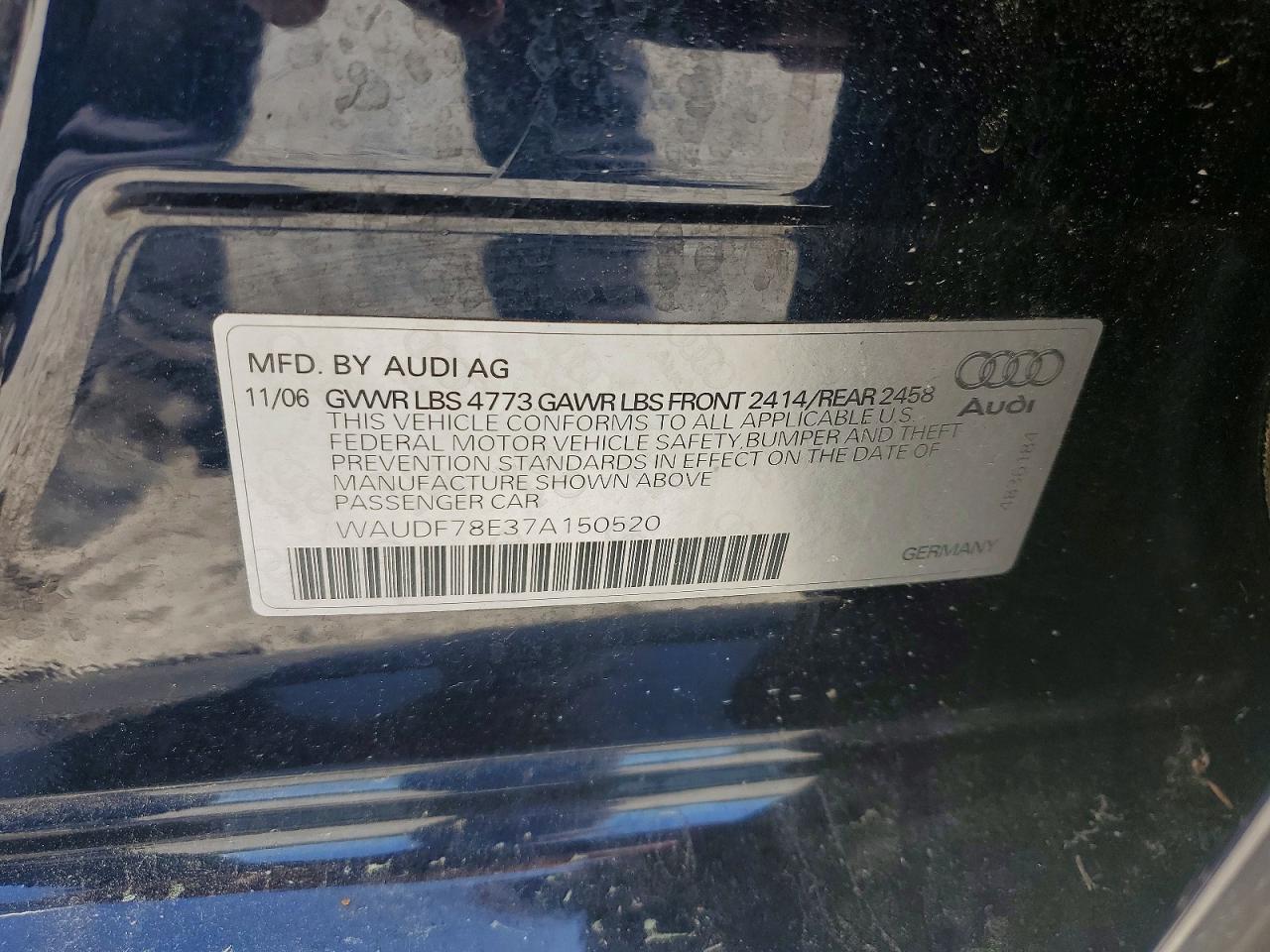 Audi A4 2.0t Quattro