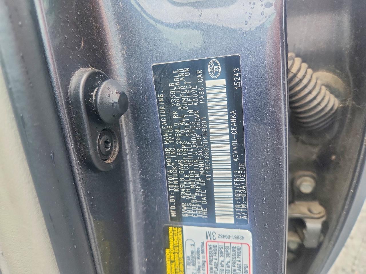 Toyota Camry Le