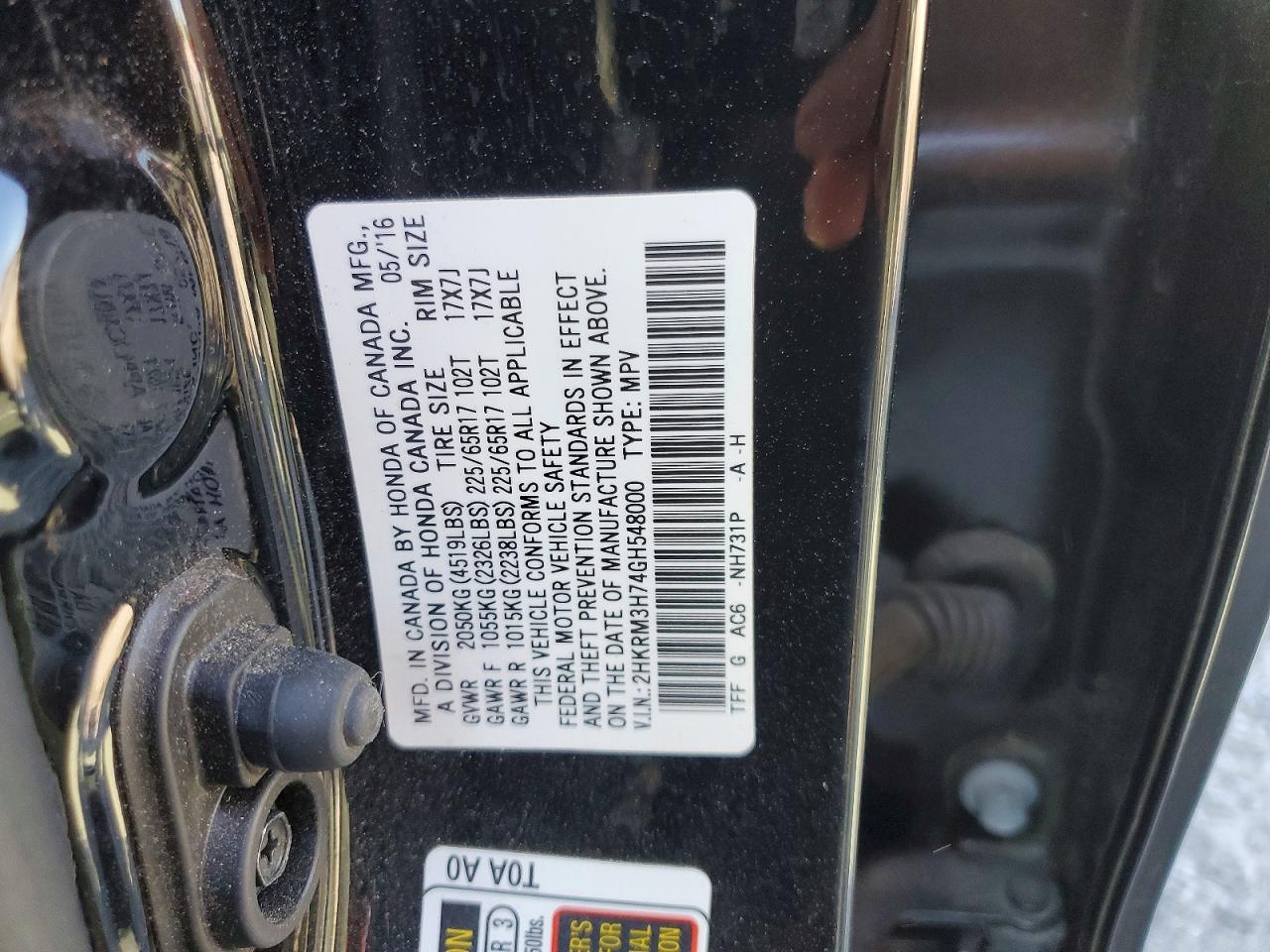 Honda Crv Exl