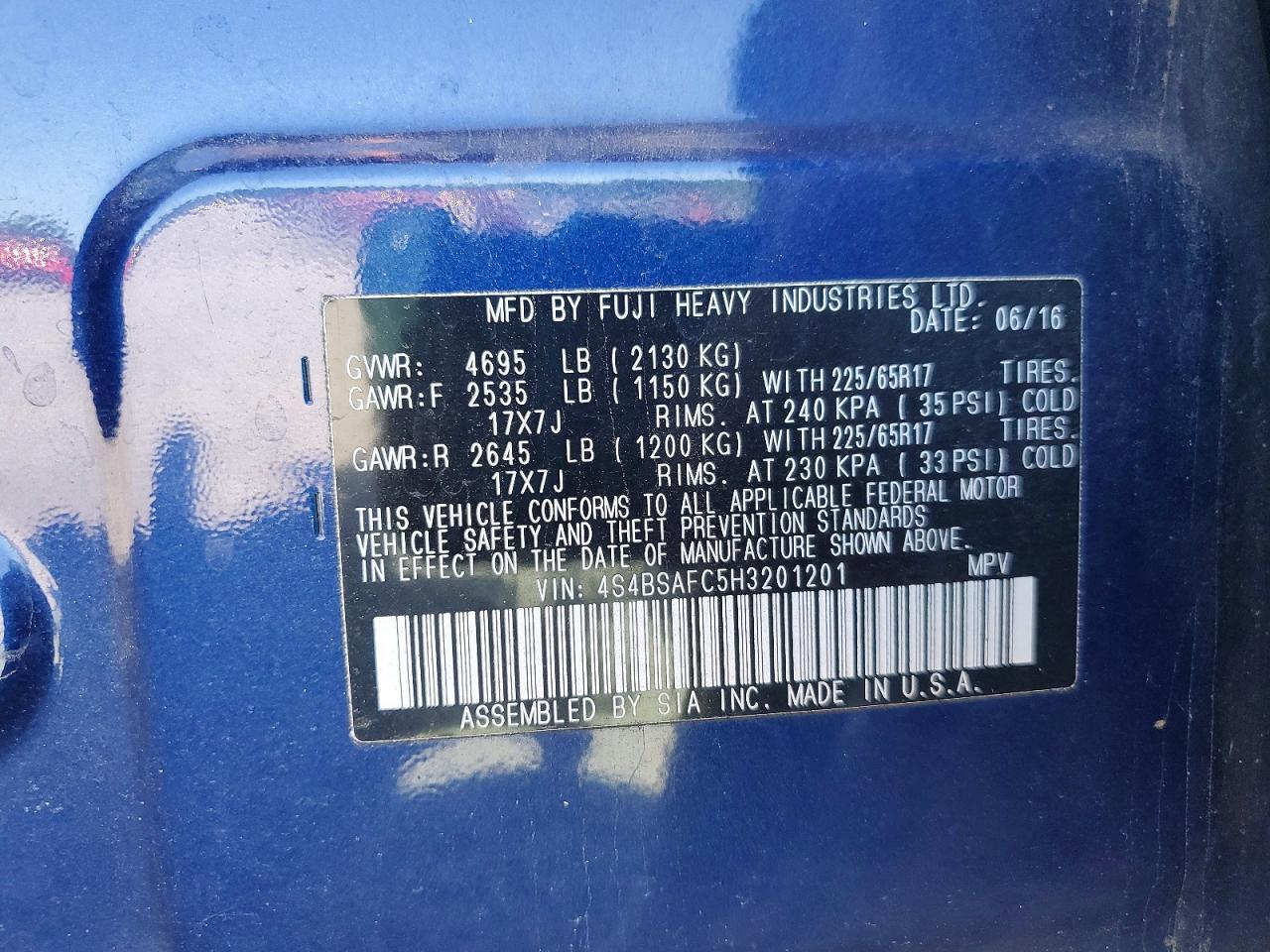 Subaru Outback 2.5i Premium