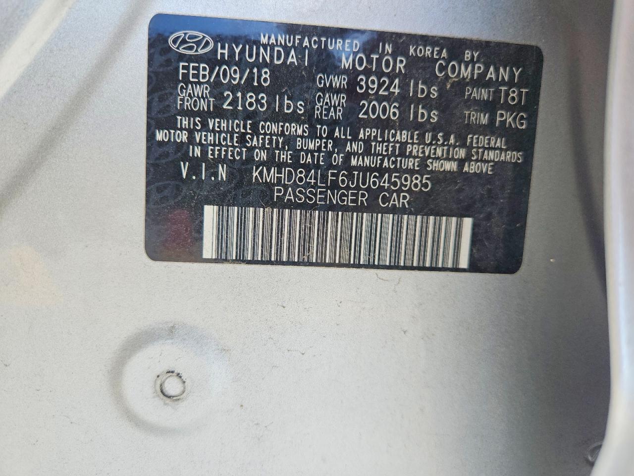 Hyundai ELANTRA Sel