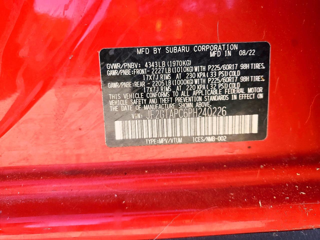 Subaru Crosstrek Premium