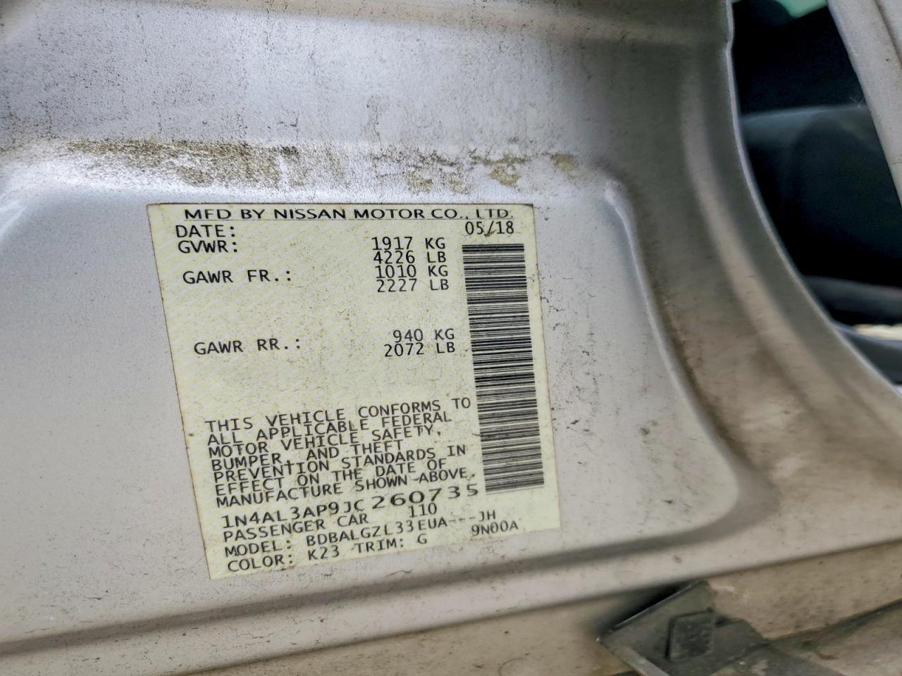 Nissan Altima 2.5 S