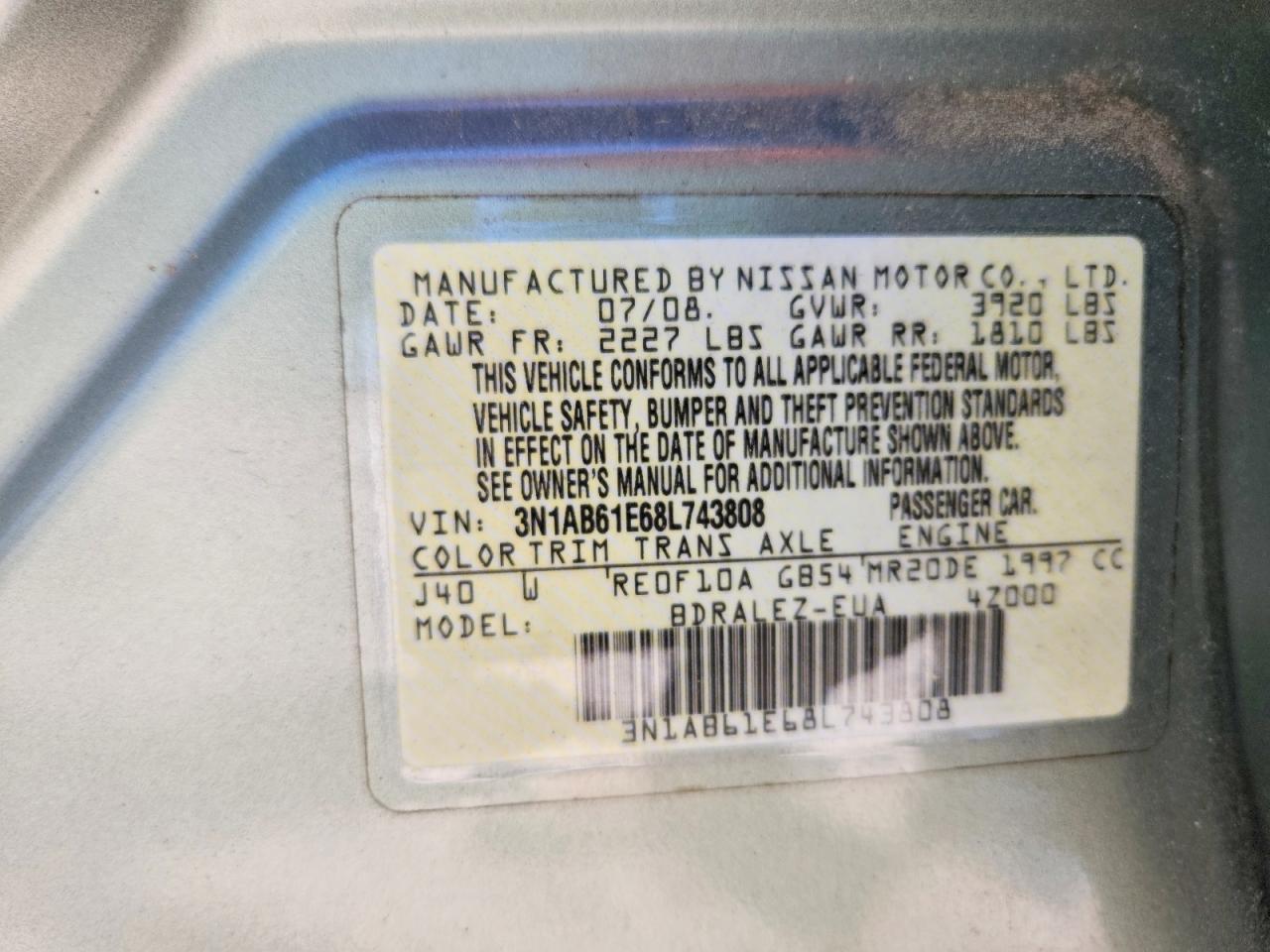Nissan Sentra 2.0