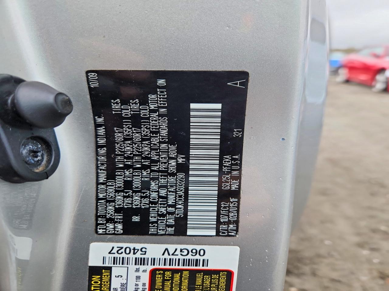 Toyota Sienna Le