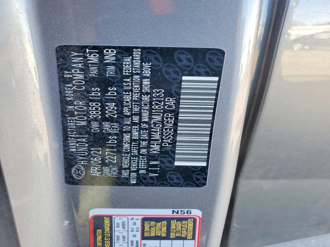 Hyundai ELANTRA Sel