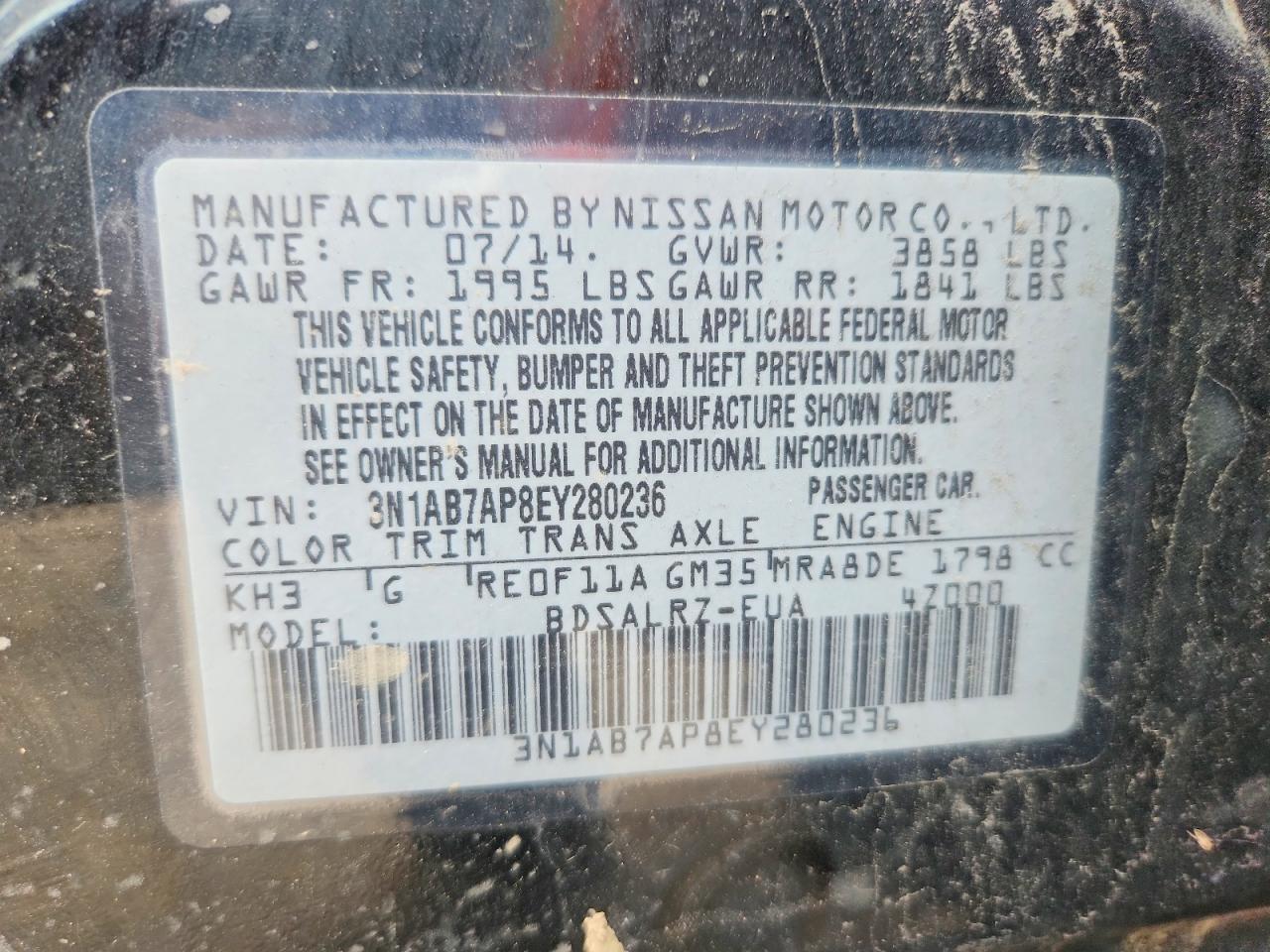 Nissan Sentra Sr