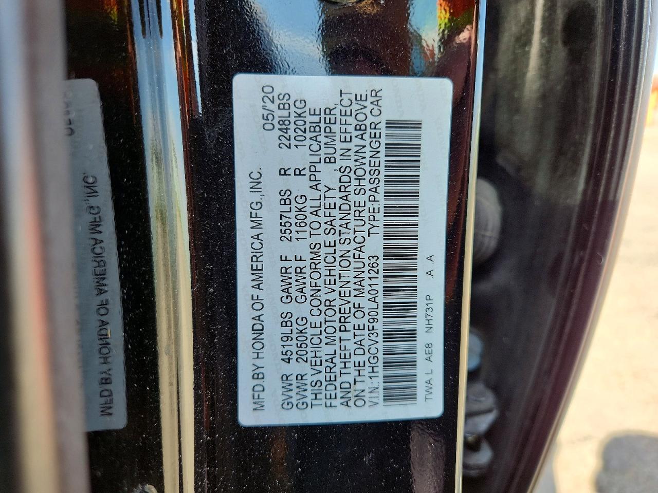 Honda Accord Touring Hybrid