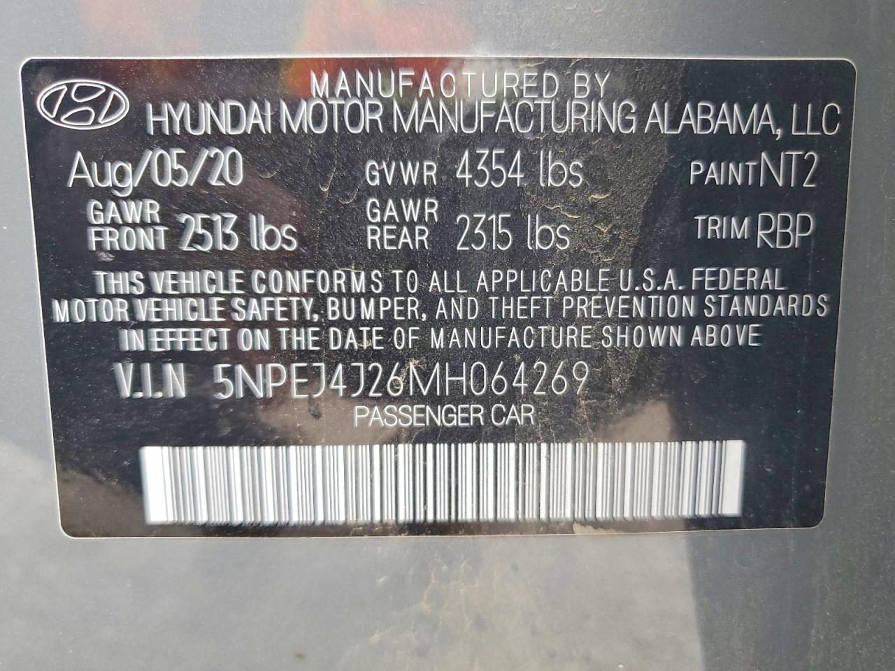 Hyundai SONATA Sel Plus