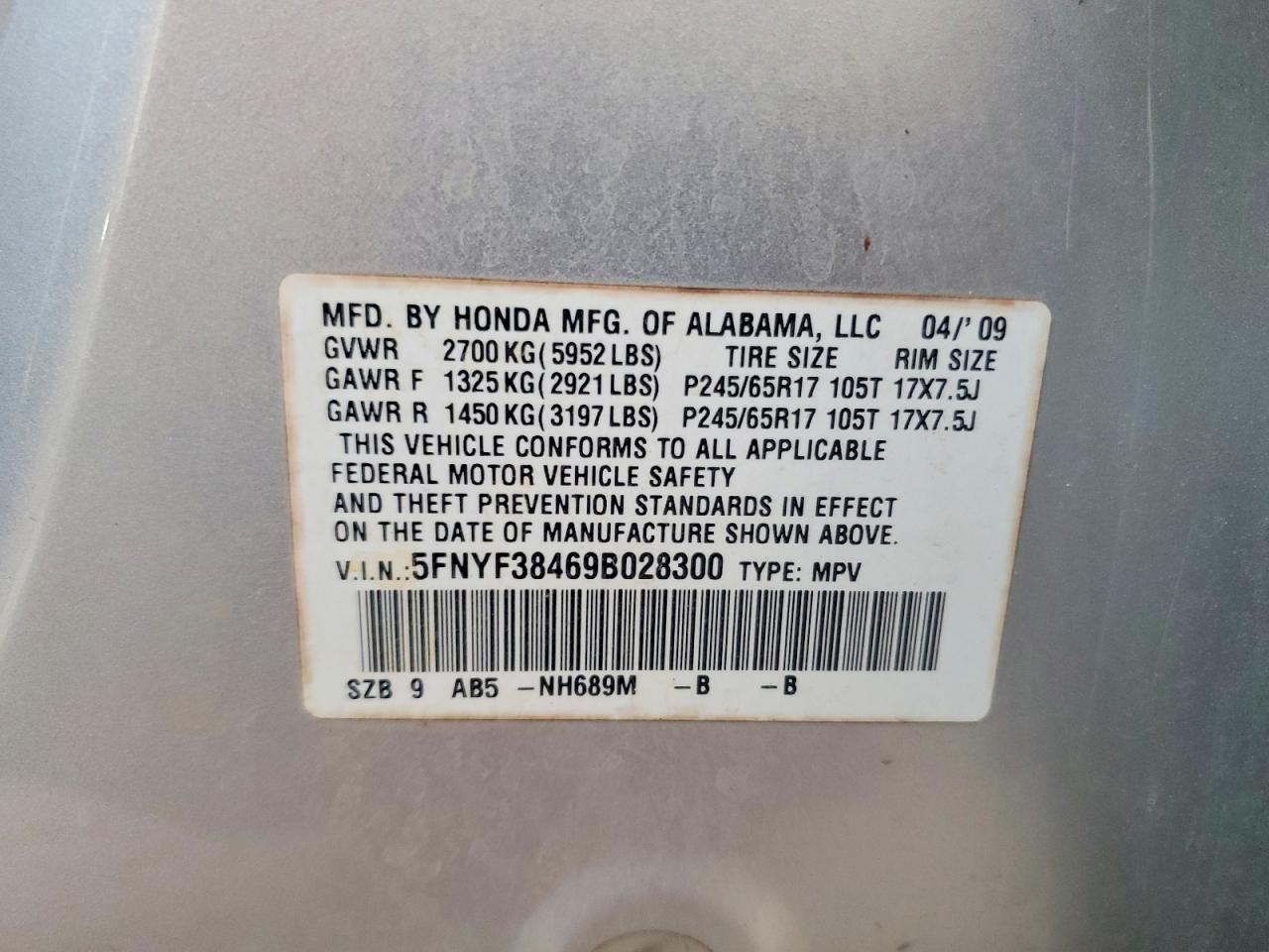 Honda Pilot Ex