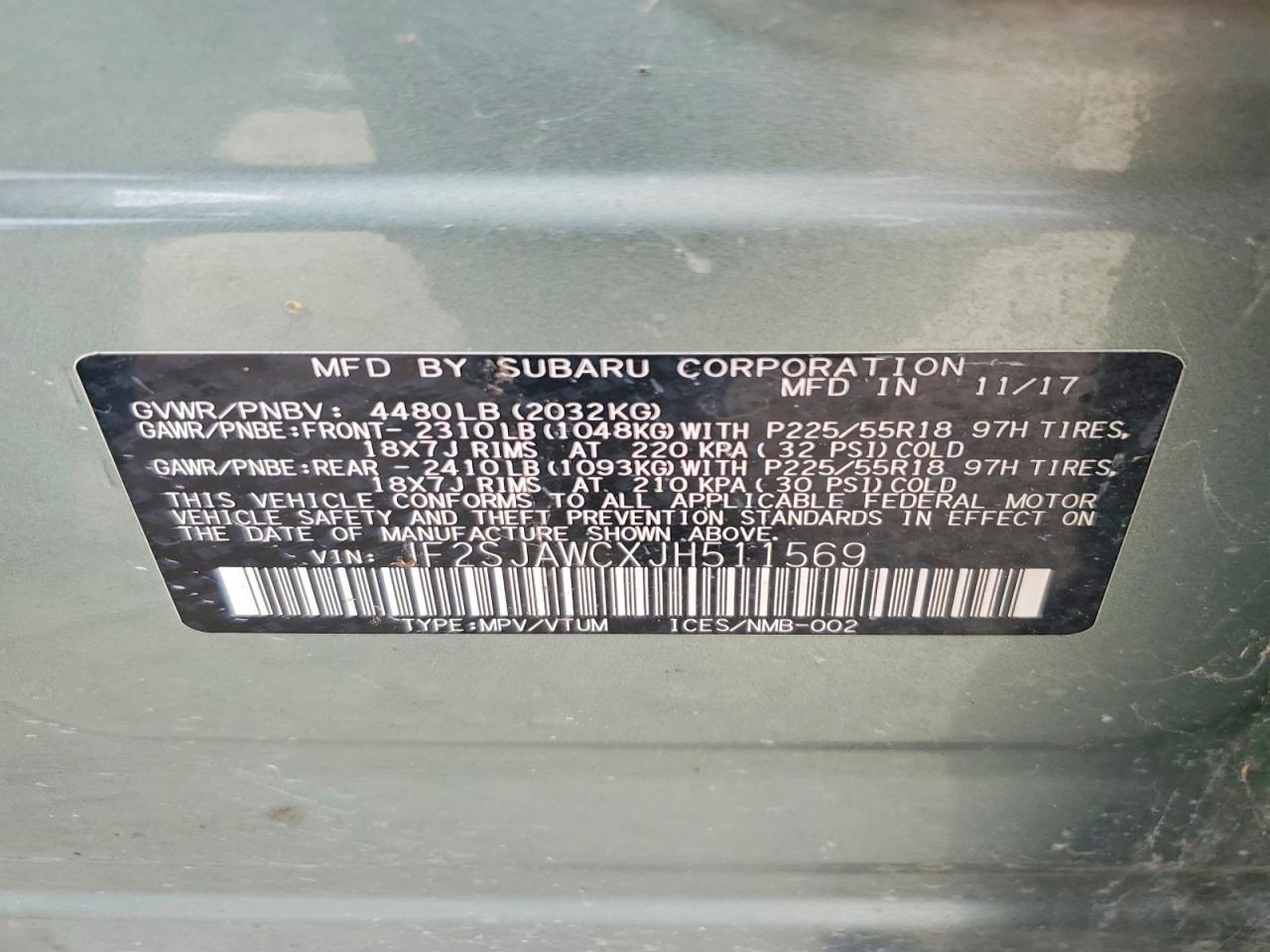 Subaru Forester 2.5i Touring