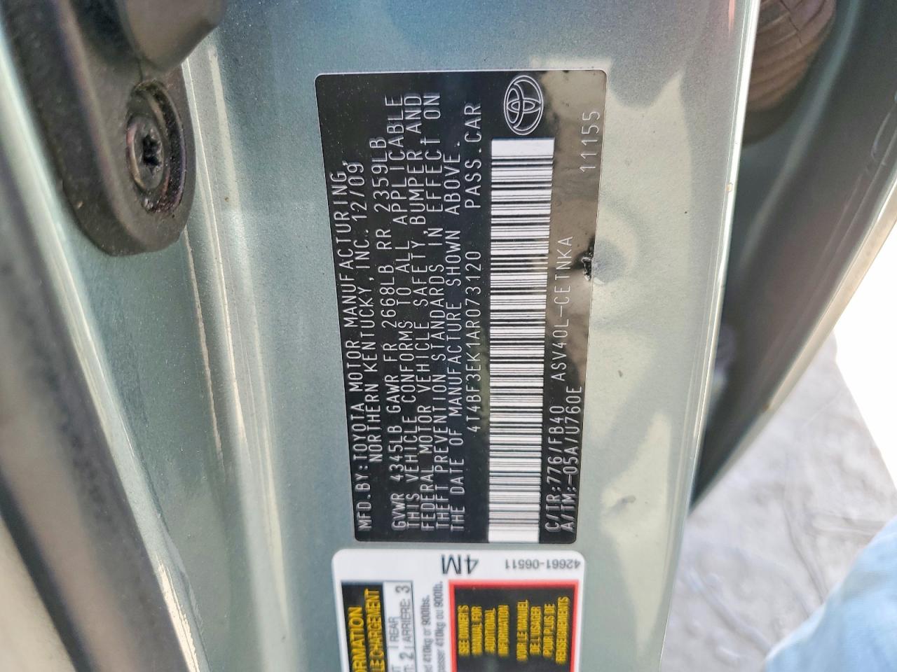 Toyota Camry Le