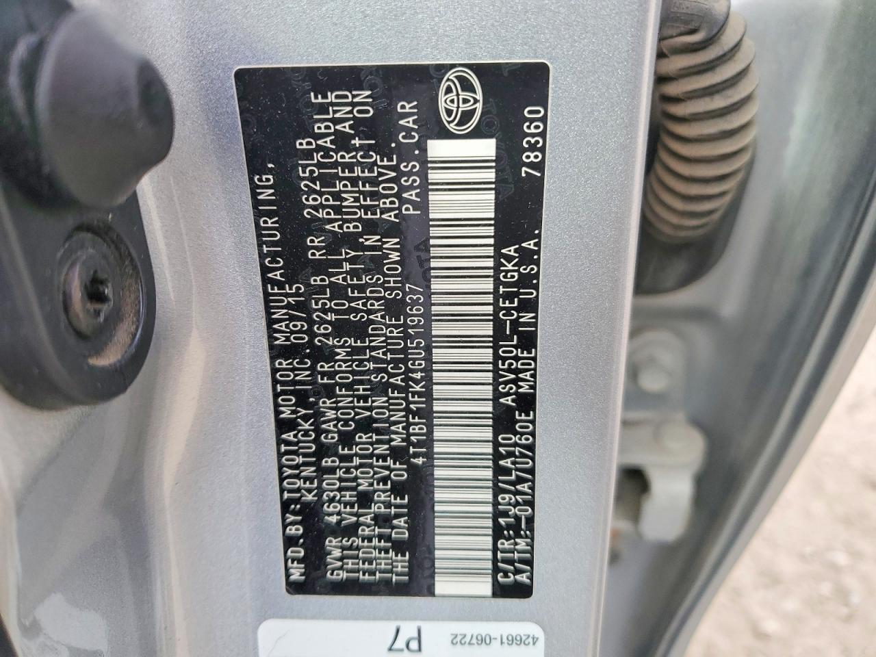 Toyota Camry Xle