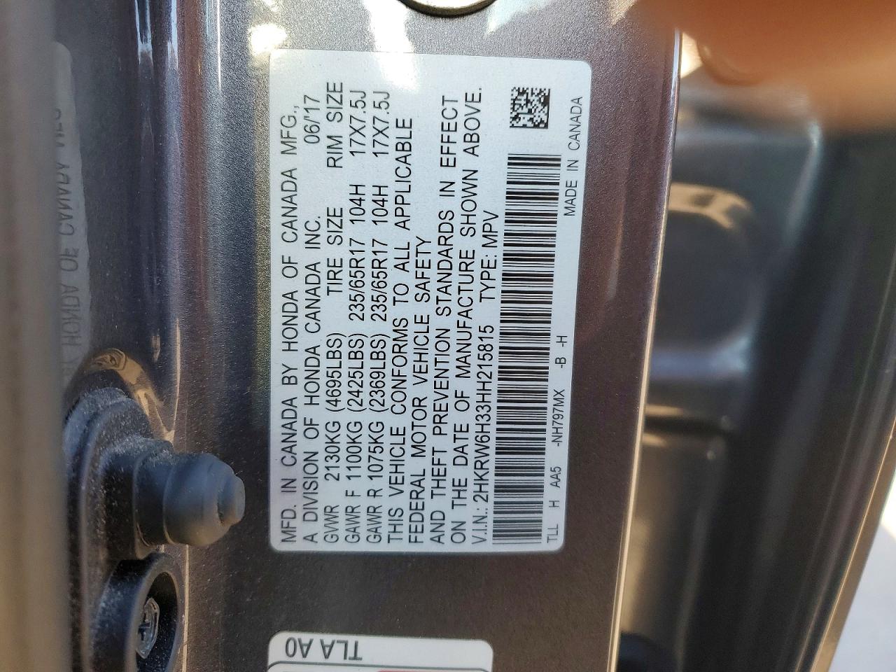 Honda Crv Lx